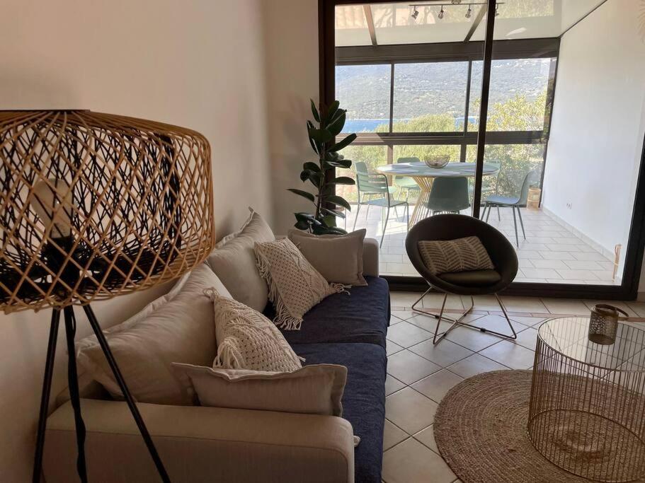 Charmante petite maison avec magnifique vue mer Propriano  Extérieur photo