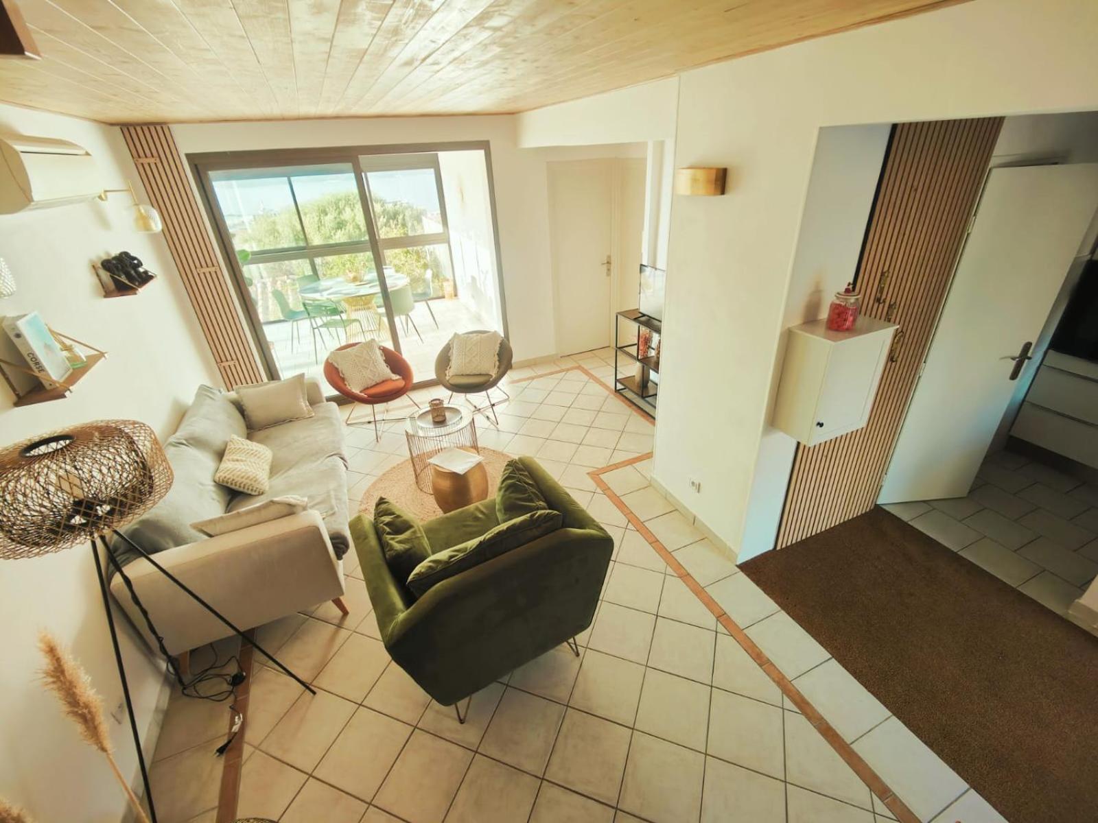 Charmante petite maison avec magnifique vue mer Propriano  Extérieur photo